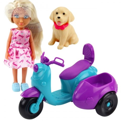 WOOPIE ROYAL Laleczka na Skuterze z Pieskiem