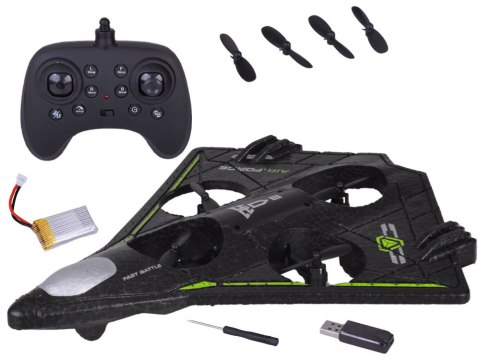 Zdalnie Sterowany Lekki Dron z Efektami LED i Akrobacjami 360° RC0751