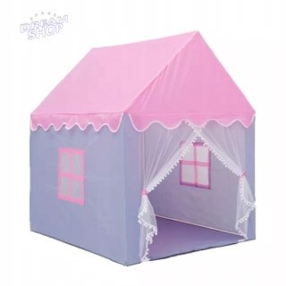 Namiot domek dla dziewczynki | Podłoga dwa okna, przytulny kącik zabaw
