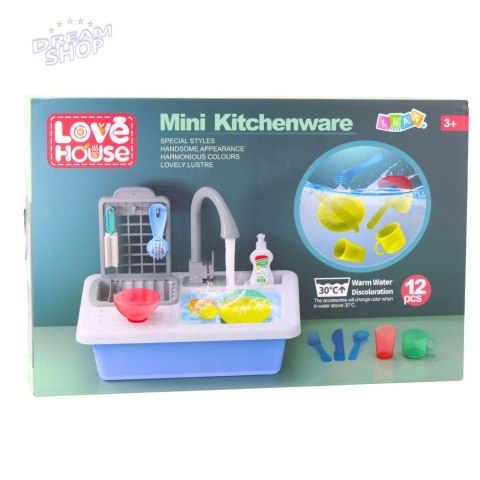 Elektryczny Zlewozmywak Z Obiegiem Wody Zmiana Koloru Pod Ciepłą Wodą 12el.