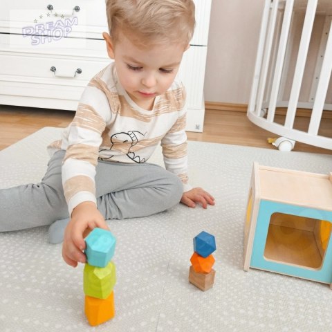 WOOPIE GREEN Box Pudełko XXL Montessori Edukacyjne 7w1 Sensoryczne 31-36 Mies.