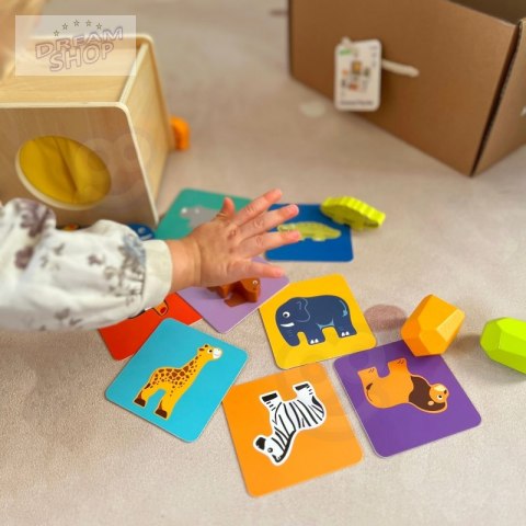 WOOPIE GREEN Box Pudełko XXL Montessori Edukacyjne 7w1 Sensoryczne 31-36 Mies.