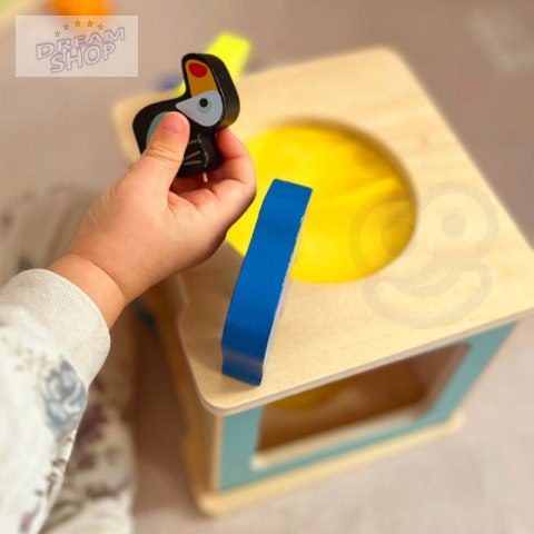 WOOPIE GREEN Box Pudełko XXL Montessori Edukacyjne 7w1 Sensoryczne 31-36 Mies.