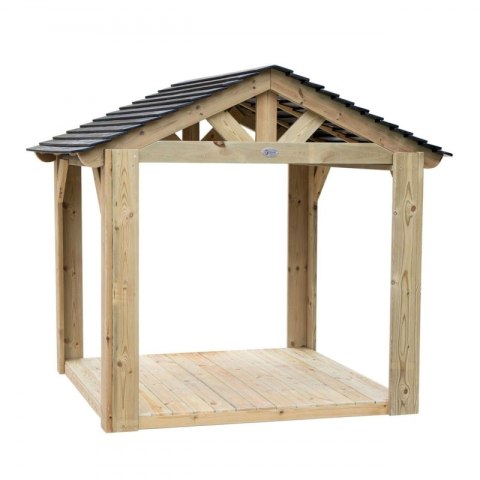 CLASSIC WORLD EDU Duży Drewniany Domek Altana Plac Zabaw