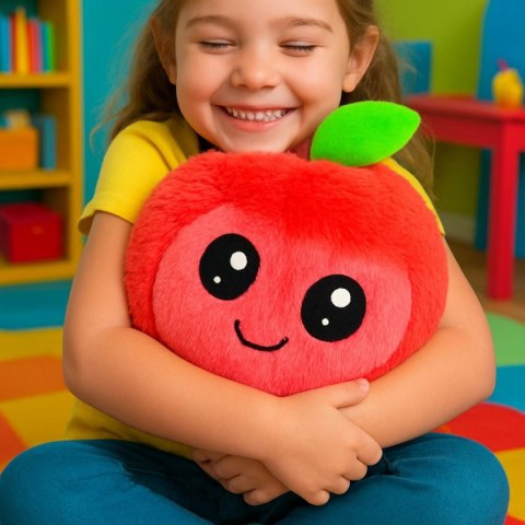 PIŁKA EMOJI 23CM OWOC CZERWONA