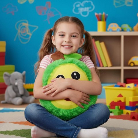 PIŁKA EMOJI 23CM OWOC ZIELONA