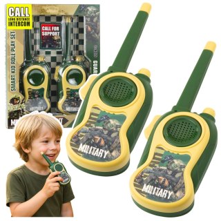 Walkie Talkie Krótkofalówki Militarne Wojskowe Dla Dzieci 300m