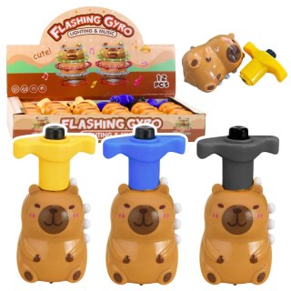 Bączek Kapibara Interaktywna Światła LED Melodie 12,5 CM