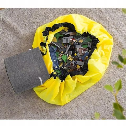 Kosz 2w1 z matą do zabawy 135 cm szybkie sprzątanie zabawek