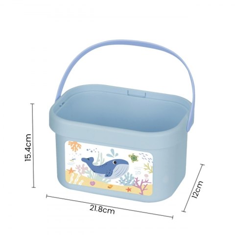 TOOKY TOY Drewniany Zestaw Morskich Zabawek Wieża Balansująca Łowienie Ryb Figurki 23 Elementy