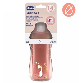 Kubek niekapek termicz ze słomką 266ml brzosk 14m+