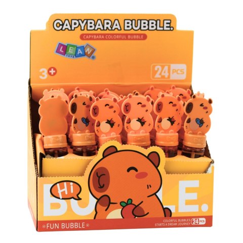 Bańki Mydlane Kapibara 3 Otwory Do Baniek 35 ml Mix
