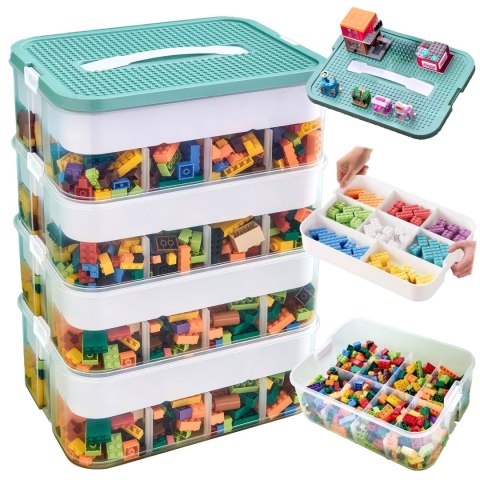 Pudełko na zabawki klocki LEGOS