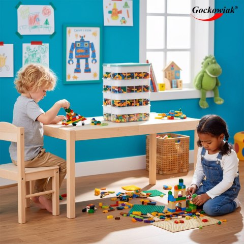 Pudełko na zabawki klocki LEGOS