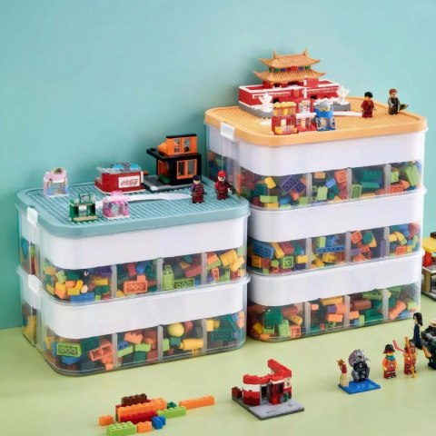 Pudełko na zabawki klocki LEGOS