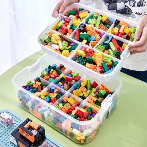 Pudełko na zabawki klocki LEGOS