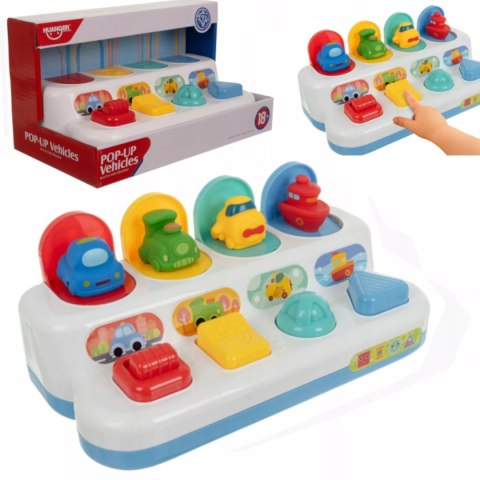 Wyskakujące Pojazdy POP-UP - Edukacyjna Zabawka Interaktywna dla Dzieci
