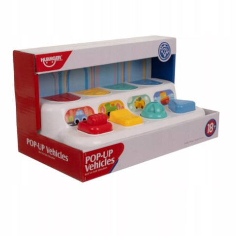 Wyskakujące Pojazdy POP-UP - Edukacyjna Zabawka Interaktywna dla Dzieci