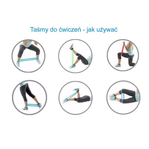 GUMA TAŚMA OPOROWA POWER BAND 12-25KG CZARNA ENERO FIT