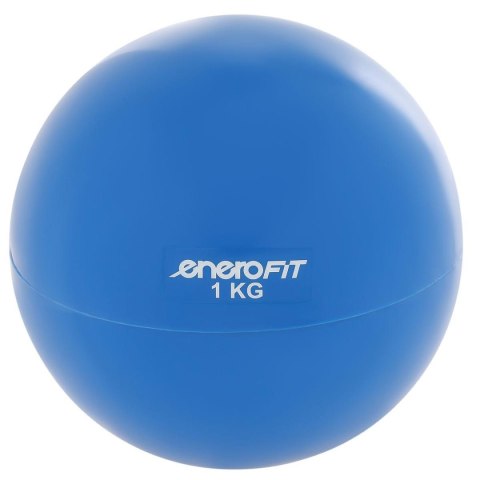PIŁKA WAGOWA Z OBCIĄŻENIEM 1KG NIEBIESKA ENERO FIT