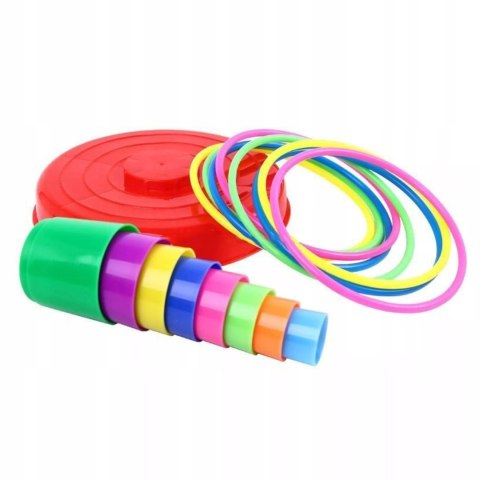 Gra zręcznościowa rzucanie pierścieniami do celu obręcze ringo 6699-53A