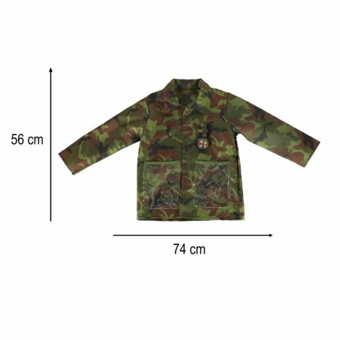 Kostium strój karnawałowy żołnierz zestaw 3-8 lat