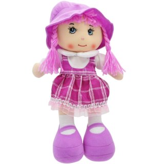 LALKA PRZYTULANKA SZMACIANKA Z DŻWIĘKIEM FIOLETOWA