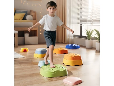 Ścieżka Sensoryczna Dla Dzieci KAMIENIE BALANSUJĄCE 5 Szt Równowaga Trening Równowagi