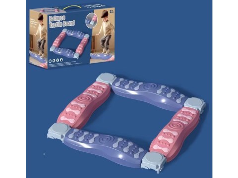 Ścieżka Sensoryczna Dla Dzieci KAMIENIE BALANSUJĄCE Do Ćwiczenia Równowagi 4 Szt Trening Nowa Wersja 6 Podkładek W Stopniach