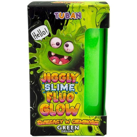 Tuban Jiggly Slime Fluo glow zielony świecący w ciemności 430g ZA5655