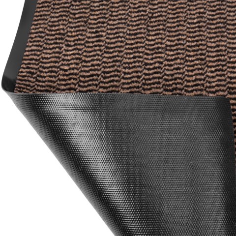 Wycieraczka wejściowa pod drzwi 80x120 cm WANDA brązowa