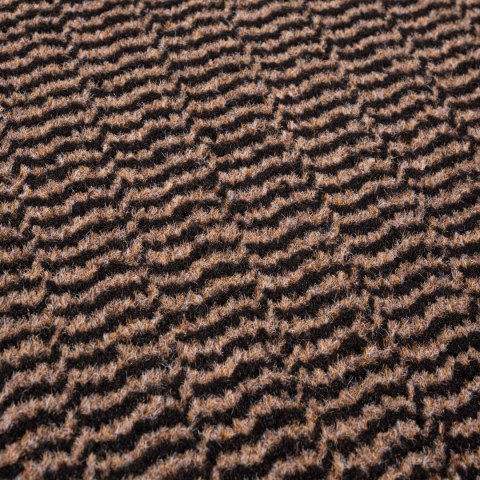 Wycieraczka wejściowa pod drzwi 80x120 cm WANDA brązowa