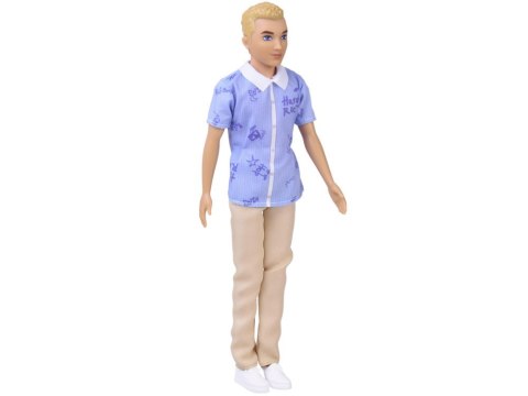Anlily Lalka chłopak BLONDYN Paulo w koszuli i jasnych spodniach ZA6006 A