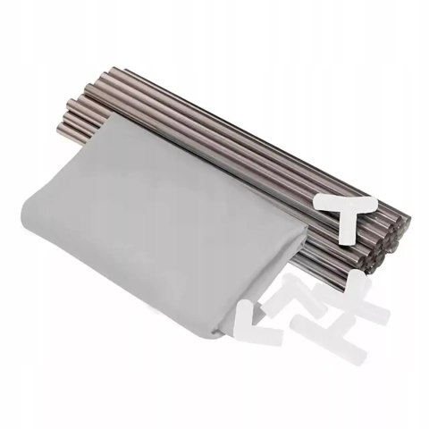 Kojec dla dzieci 126x126 cm suchy basen plac zabaw ogrodowy szary