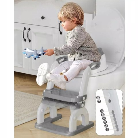 Nocnik i nakładka na sedes 2w1 dla dzieci składana antypoślizgowa regulacja