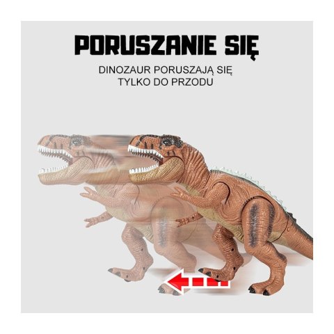 WOOPIE Zdalnie Sterowany Dinozaur T-Rex Realistyczny Król Jurajski