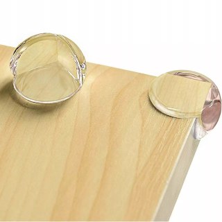 Zabezpieczenia przezroczyste osłony na narożniki mebli 10szt okrągłe