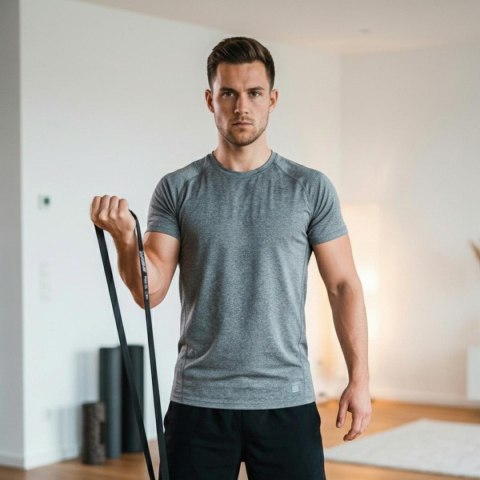 GUMA TAŚMA OPOROWA POWER BAND 12-25KG CZARNA ENERO FIT