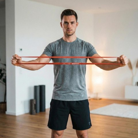 GUMA TAŚMA OPOROWA POWER BAND 5-12KG CZERWONA ENERO FIT