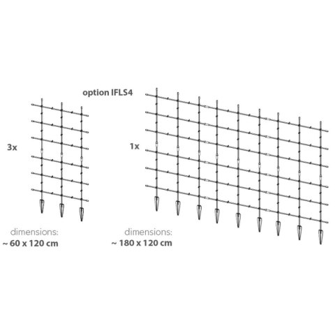 PODPORA DO ROŚLIN FLOO SUPPORTS 120x180CM ZIELONY LEŚNY