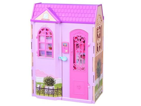 Rozkładany domek dla lalki walizka mebelki + lalka Anlily ZA5694