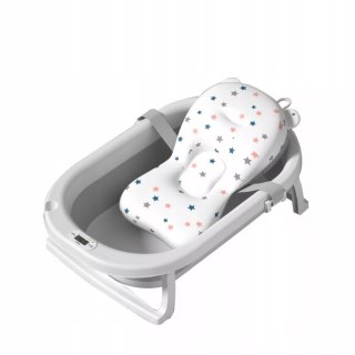 Składana wanienka z termometrem bezpieczna kąpiel + poduszka do kapieli