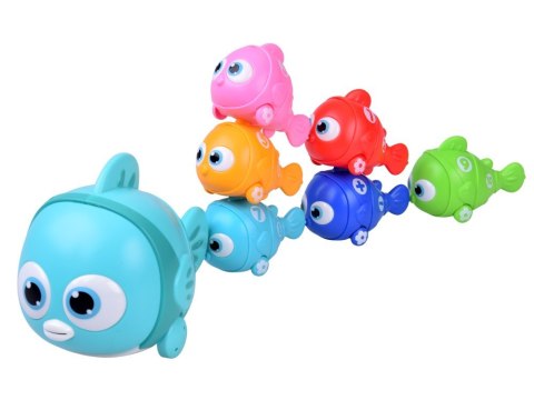 Zestaw Interaktywna RODZINA RYBEK + wędka i łowienie na magnes ZA6016