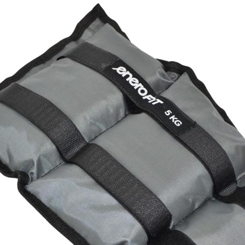 OBCIĄŻENIE NA PRZEGUBY SZARE 10KG (2x5KG) ENERO FIT