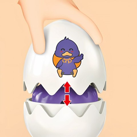 WOOPIE Układanka Sorter Montessori Dopasuj Kształty Wesołe Kurczaczki Jajka 6szt