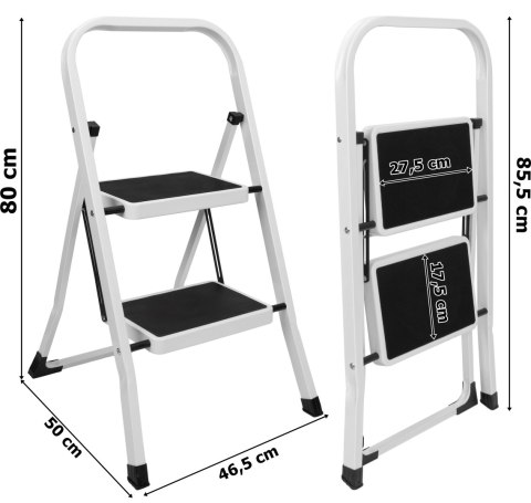 Drabinka 2-stopniowa składana STIGE