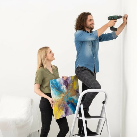 Drabinka 3-stopniowa składana STIGE