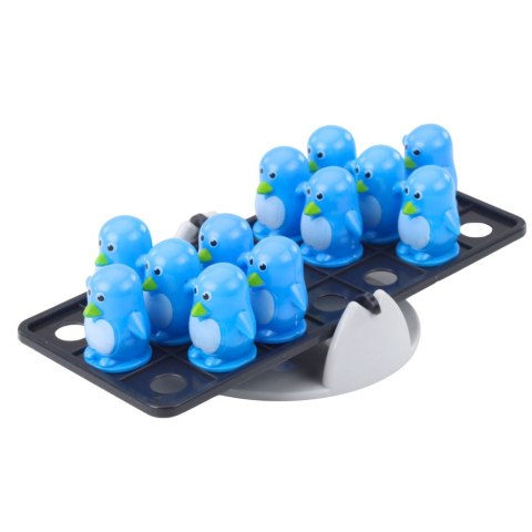 Gra Zręcznościowa Edukacyjna Dla Dzieci Balansujące Pingwiny Niebieskie