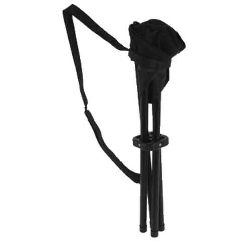 KRZESEŁKO WĘDKARSKIE TURYSTYCZNE TABOREK SKŁADANY REDCLIFFS 33X33X40CM CZARNY