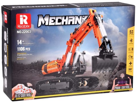 Klocki konstrukcyjne Zdalnie sterowana KOPARKA 1106-ele ZA5797